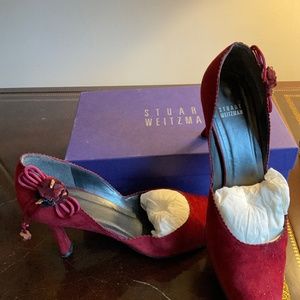 Beautiful suede  Stuart Weitzman shoes size 10
